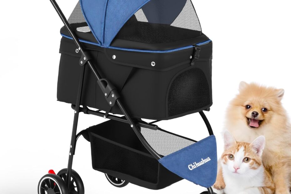 Effortless Pet Outings: The CHIHUAHUA 2-in-1 Foldable Stroller Review