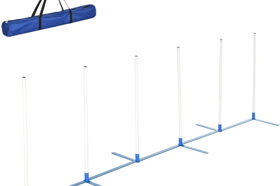Elevate Your Dog’s Playtime: Agility Weaves Poles Training Course Kit Review