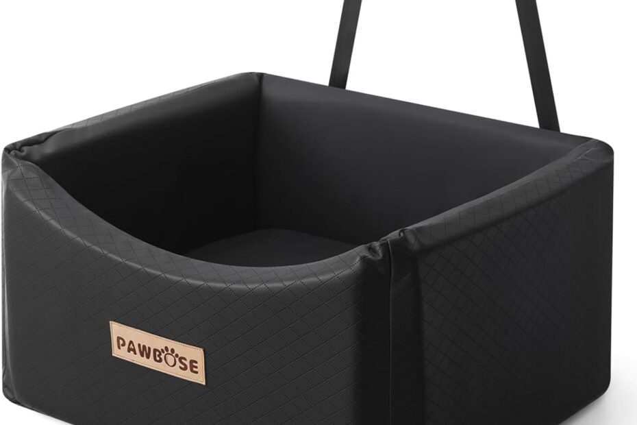 Elevate Your Pup's Travel: Review of the Leather Booster Car Seat for Dogs!