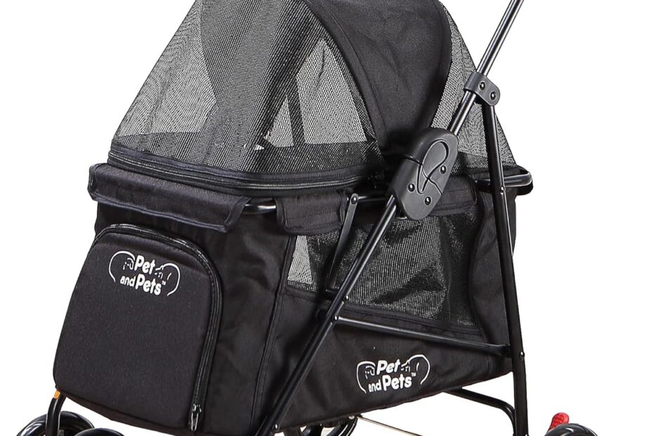 Experience Comfort on the Go with the PETIQUE Simplicity Pet Stroller!