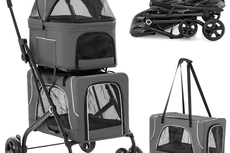 Explore Comfort: PETSITE 3-in-1 Double Dog Stroller Review