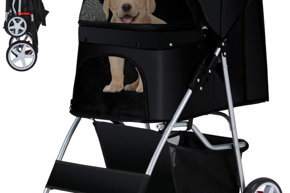 Explore in Comfort: The Ultimate Pet Stroller for Your Furry Friends!