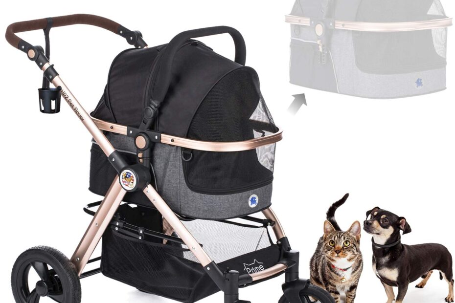 Explore the HPZ Pet Rover Prime: The Ultimate 3-in-1 Luxury Stroller for Your Furry Companion!