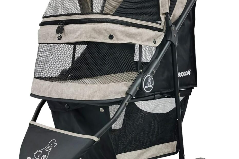 Explore the ROODO 3-Wheel Pet Stroller: The Ultimate Travel Companion for Your Furry Friends!