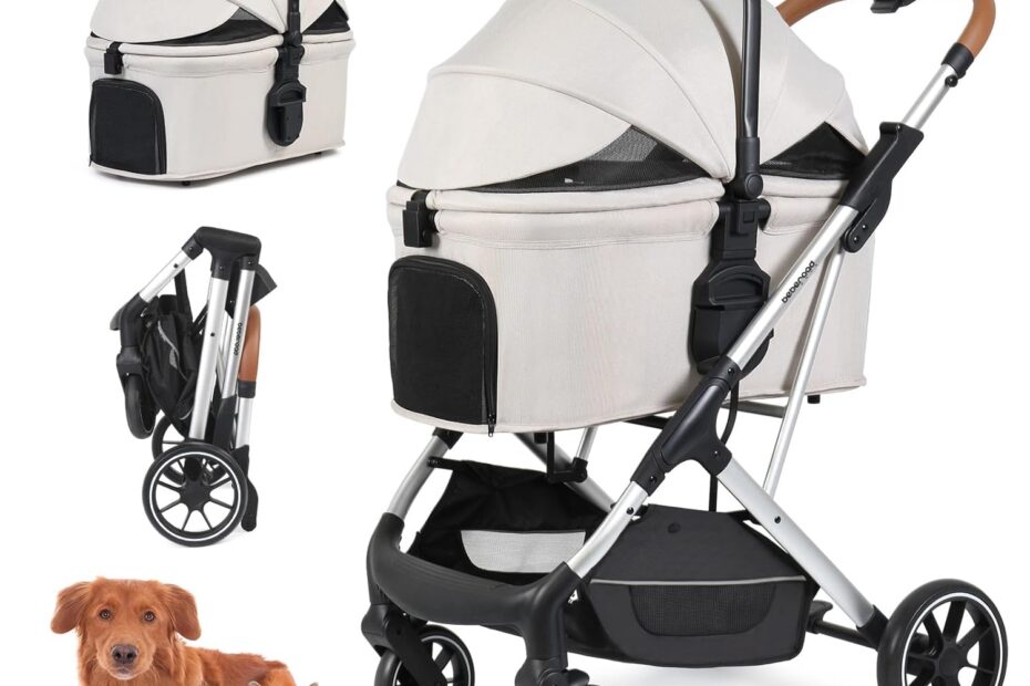 Explore the T6 Luxury Pet Stroller: Comfort Meets Style for Your Furry Friends!