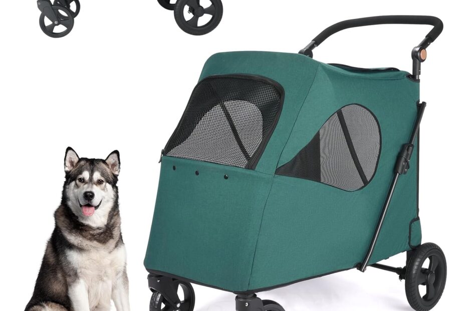 Explore the Timati Dog Stroller: The Ultimate Travel Solution for Medium & Large Dogs!