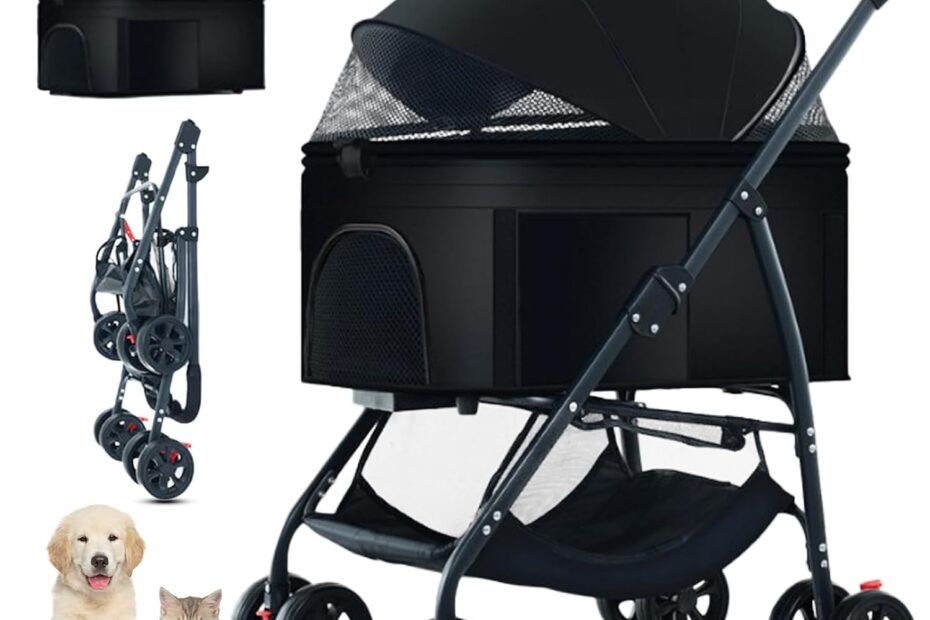 Explore the Ultimate 3-in-1 Pet Stroller: Your Dog's New Favorite Ride!