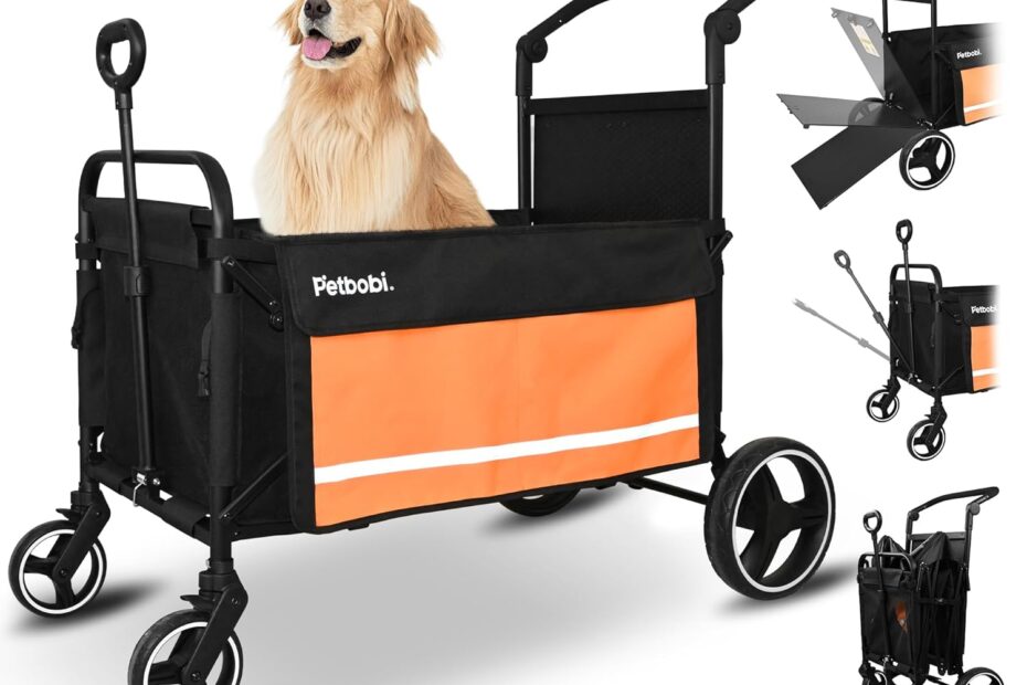 Freedom on Wheels: Review of the Petbobi All-Terrain Stroller for Large Dogs