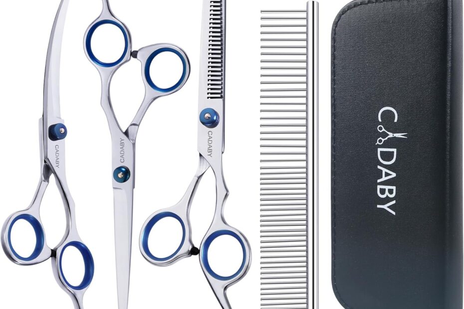Groom Like a Pro: Discover the 5-in-1 Dog Grooming Scissors Kit!