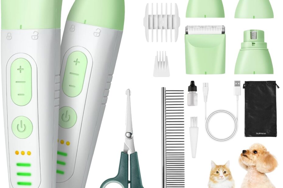 Groom Like a Pro: SUPRENT's 4-in-1 Quiet Dog Grooming Kit Review