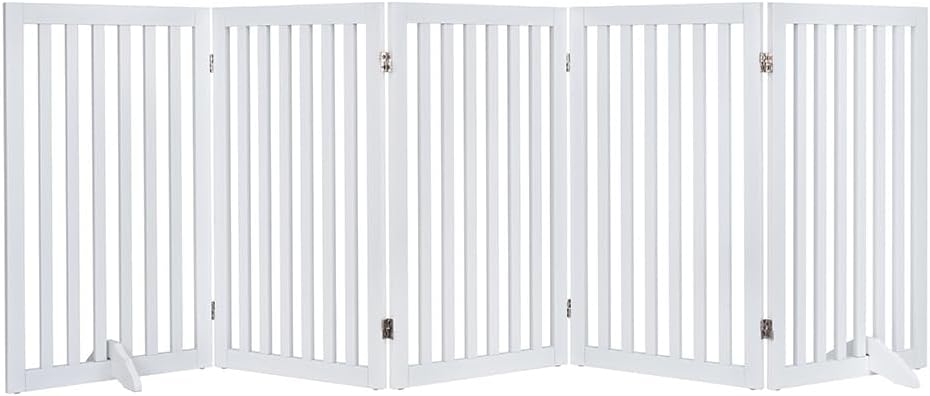 Keep Pets Safe and Stylish: Review of the Unipaws 36” Free Standing Pet Gate