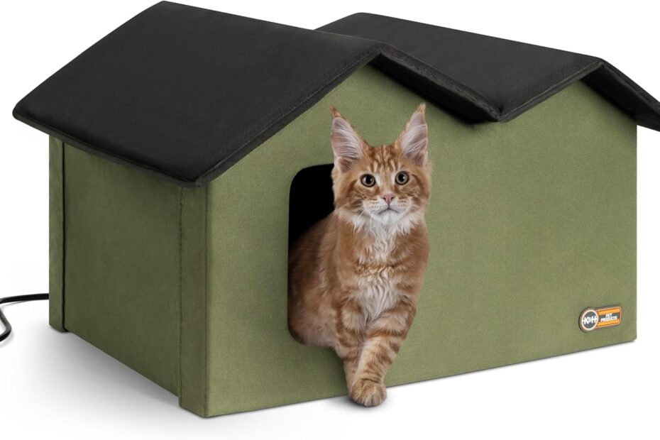 Keep Your Feline Friends Cozy: K&H Extra-Wide Heated Outdoor Cat House Review