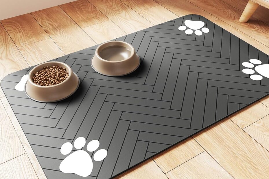 Keep Your Floors Mess-Free: Review of the Absorbent Pet Feeding Mat