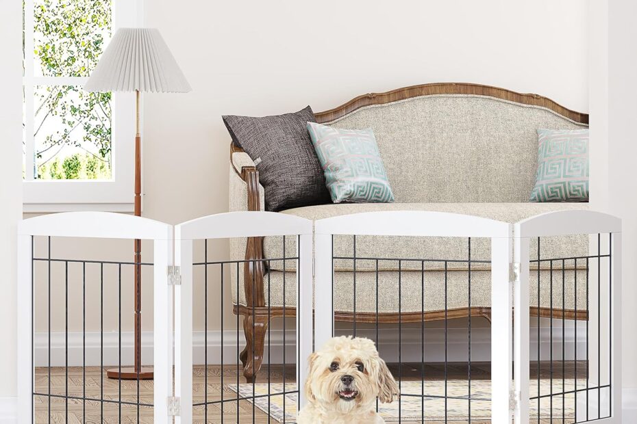 Keep Your Pets Safe and Stylish: PAWLAND Foldable Dog Gate Review!
