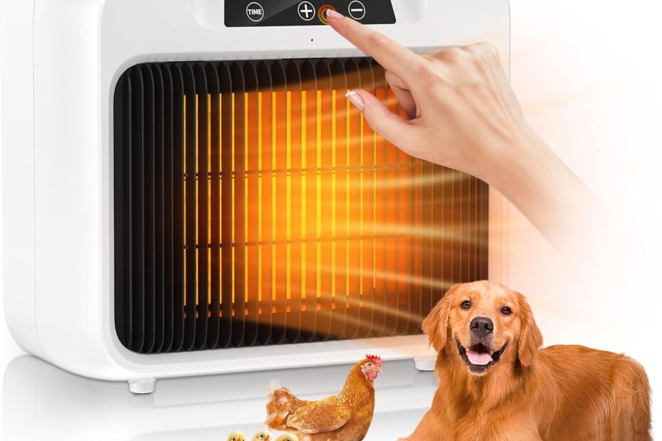 Keep Your Pooch Warm: Review of the 600W Large Dog House Heater with Thermostat