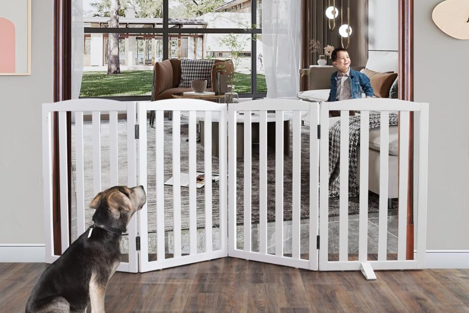Keep Your Pup Safe: Review of the ZJSF Foldable Indoor Dog Gate