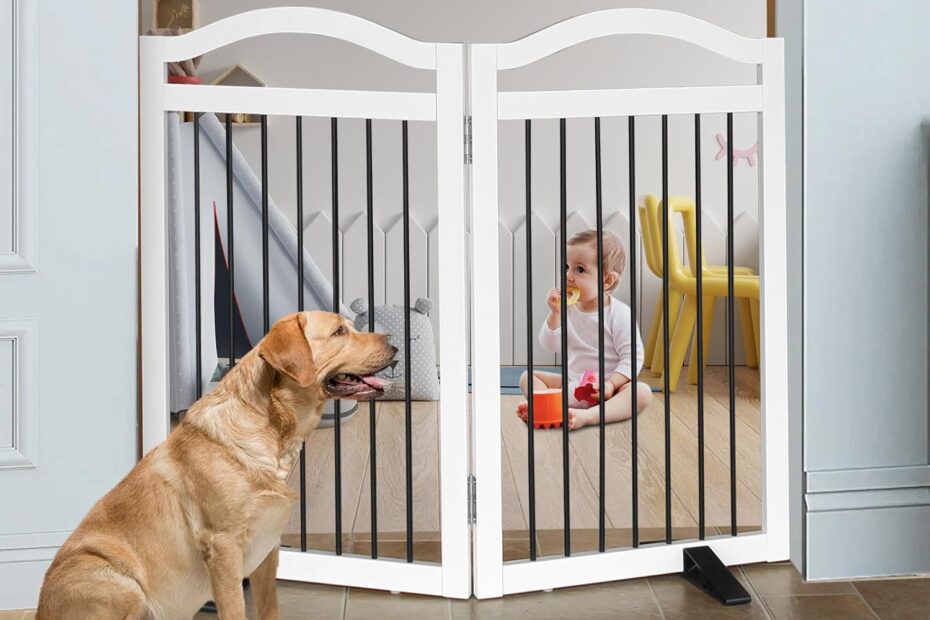 Keep Your Pup Safe: The Best Foldable Freestanding Indoor Dog Gate Review