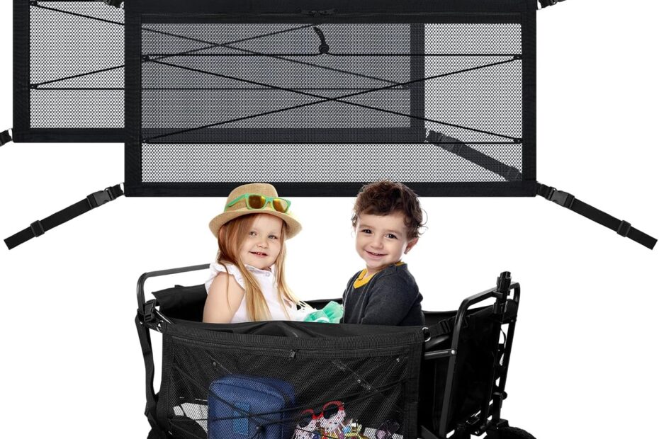 Maximize Your Stroller's Storage with Woanger's Heavy Duty Cargo Net!