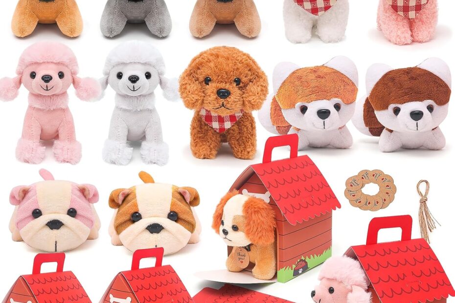 Pawsitively Adorable: Review of the 12 Pcs Mini Plush Puppy Set for Kids!