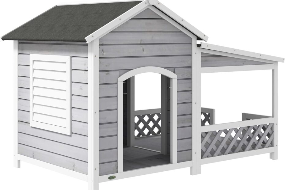 Perfect Pooch Paradise: PawHut Wooden Dog House Review
