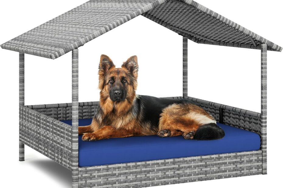 Reviewing the YITAHOME Wicker Dog House: A Cozy Haven for Your Furry Friend!