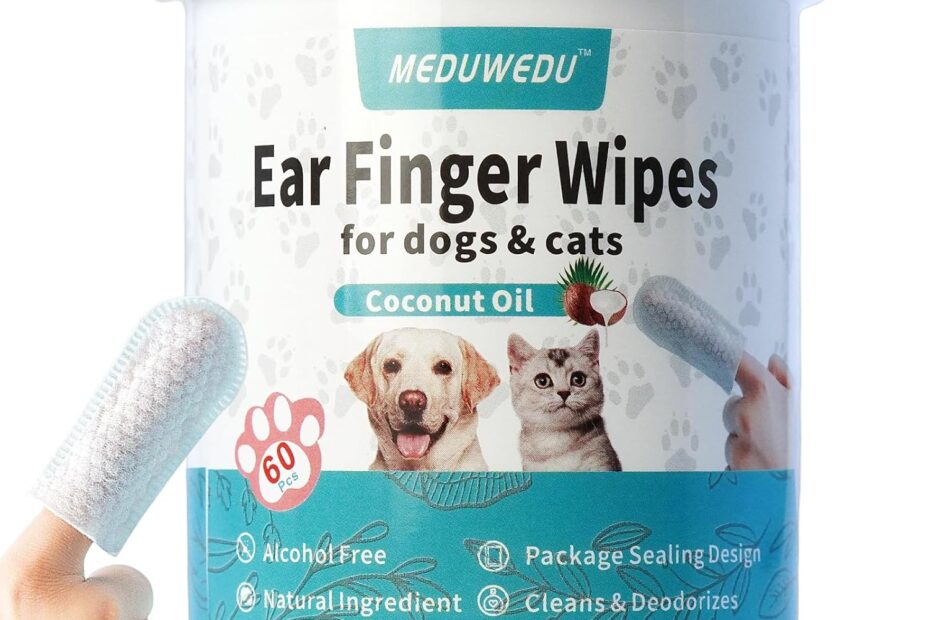 Revitalize Your Pet's Ears: Reviews on Coconut-Scented Ear Cleaner Finger Wipes