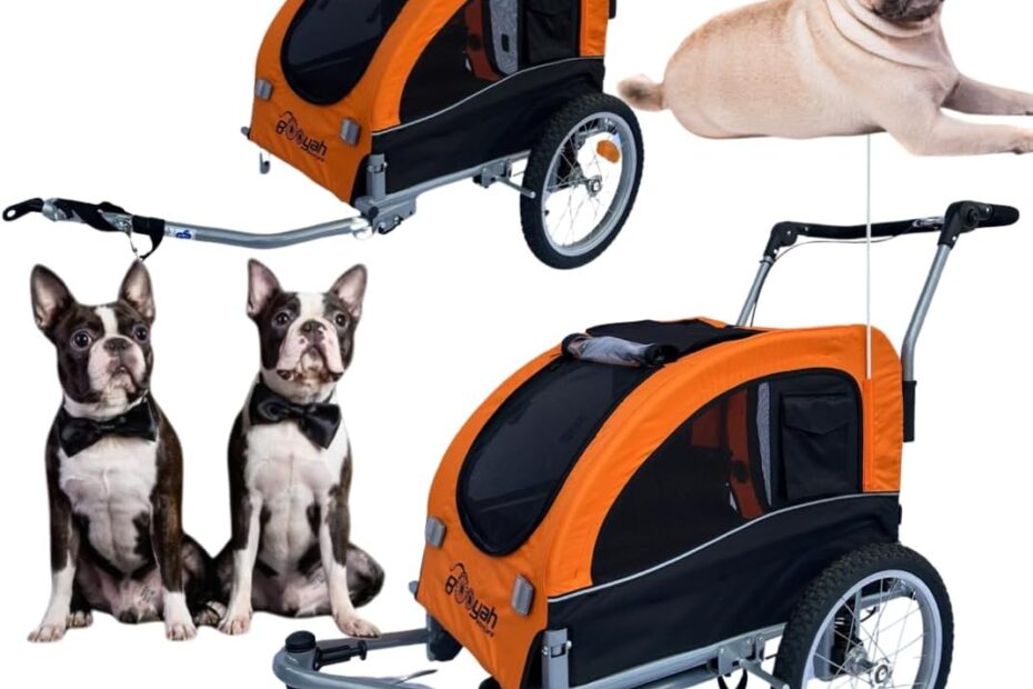 Ride in Style: Booyah Medium Dog Stroller & Pet Bike Trailer Review