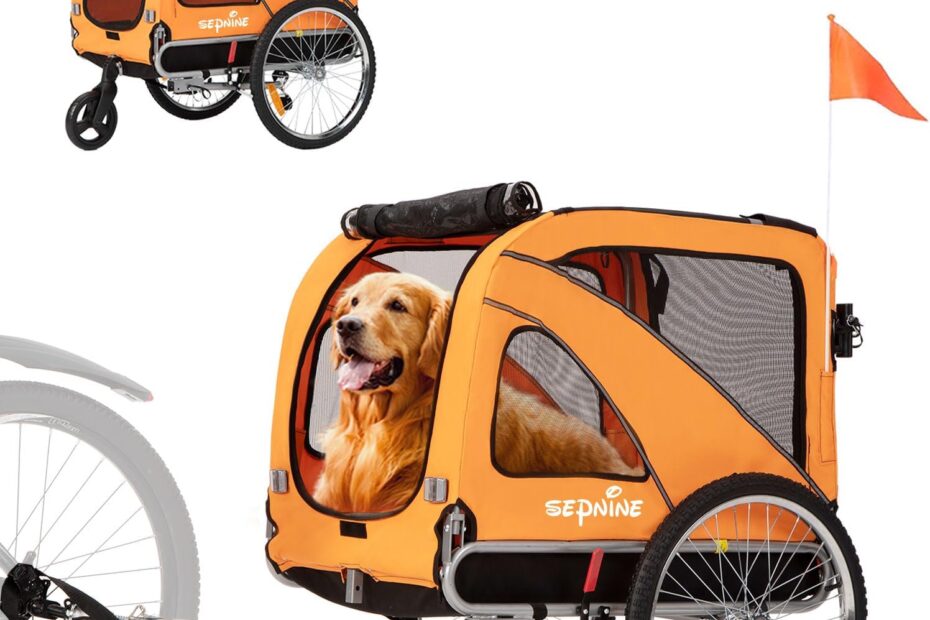 Ride in Style: Review of the Sepnine 2-in-1 Dog Bike Trailer for Active Pet Lovers!