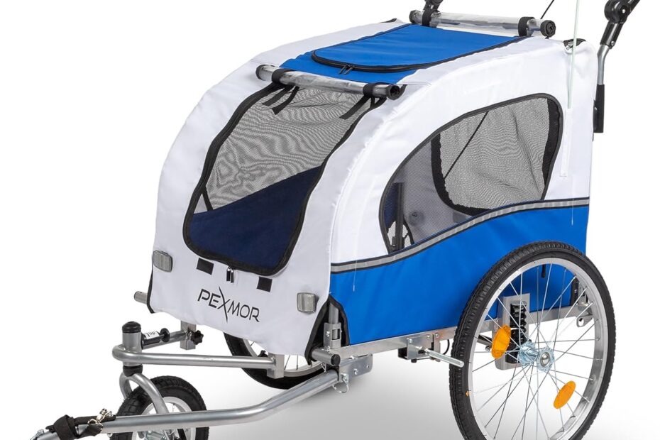 Ride in Style: The PEXMOR 2-in-1 Dog Bike Trailer & Stroller Review!