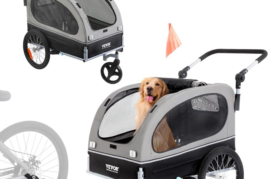Ride in Style: The VEVOR Dog Bike Trailer Review