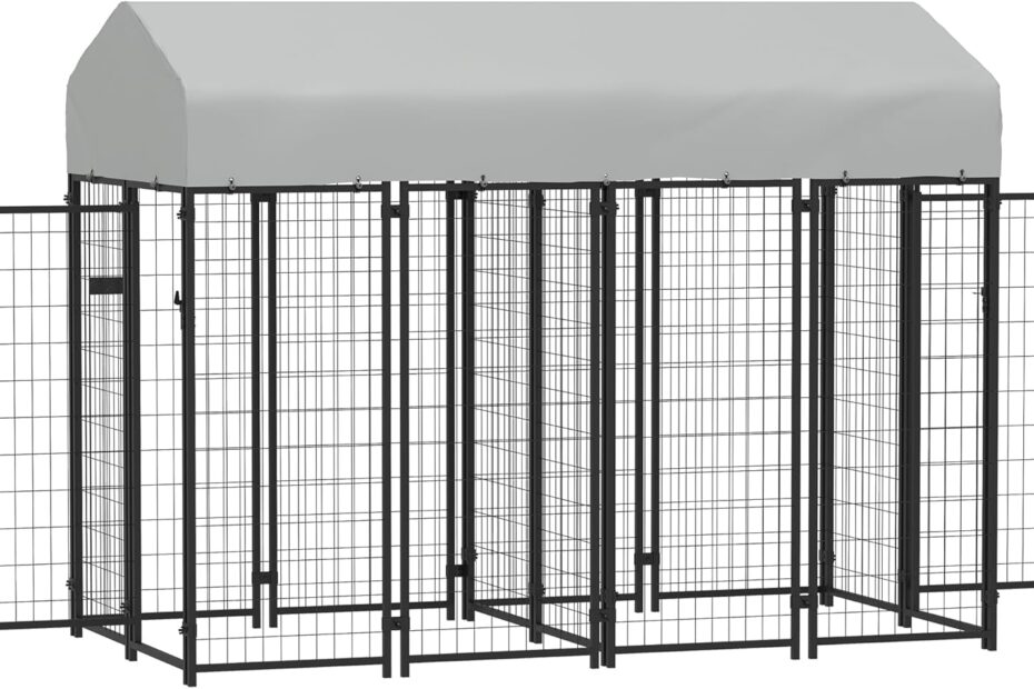Secure and Spacious: PawHut Outdoor Dog Kennel Review