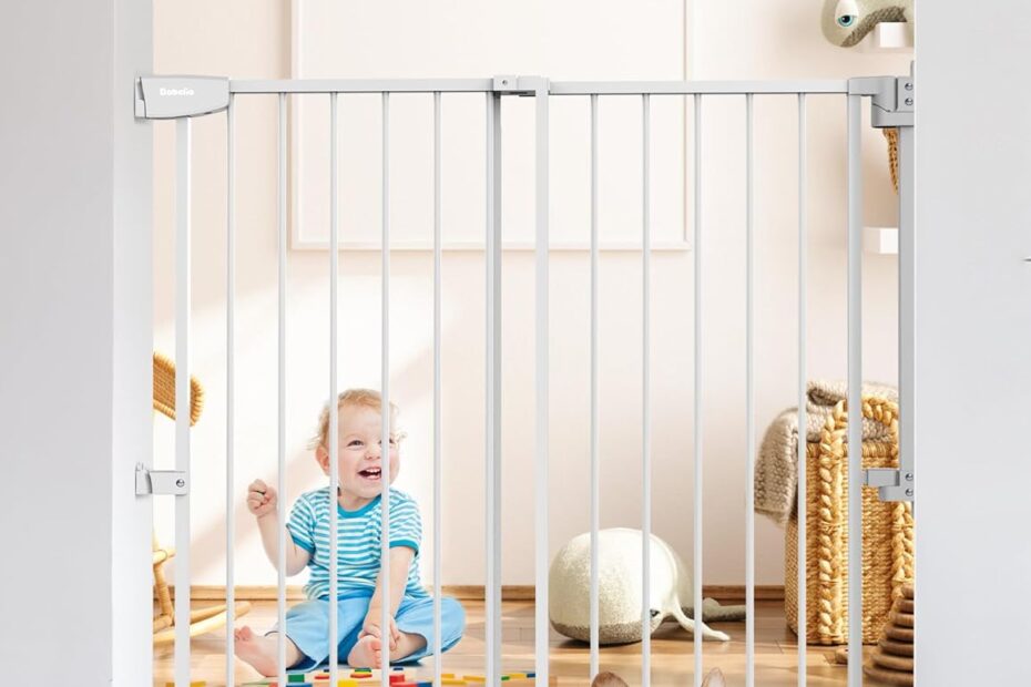 Secure Spaces: Review of the Babelio 34" Auto Close Baby & Dog Gate