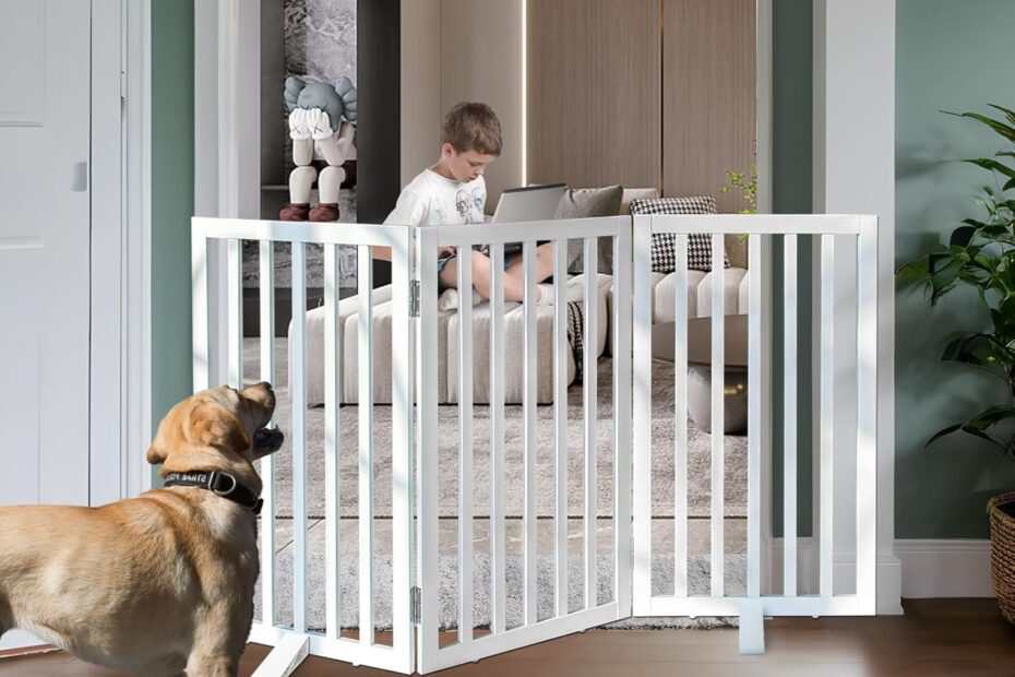 Secure Your Home: ZJSF Freestanding Indoor Dog Gate Review