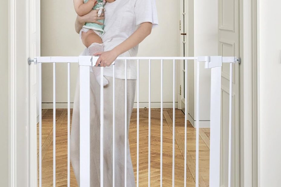 Secure Your Space: COMOMY 36" Extra Tall Baby Gate Review