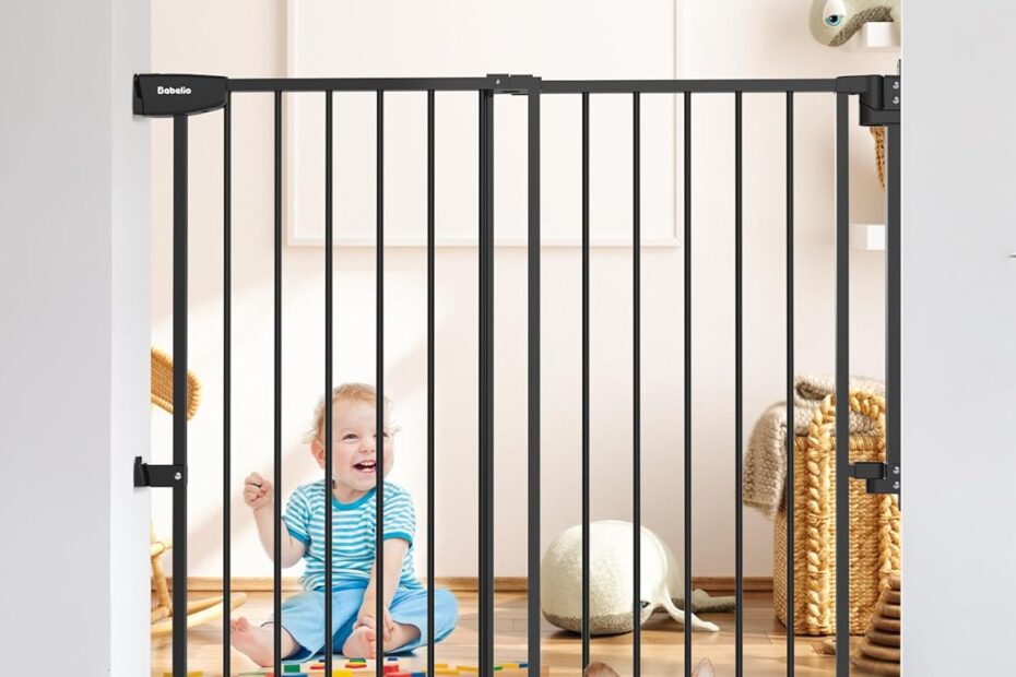 Secure Your Space: Review of the Babelio 34" Safety Gate for Pets and Kids