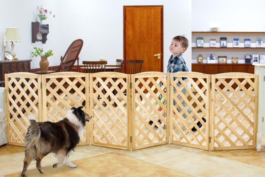 Secure Your Space: The ZJSF Foldable Indoor Dog Gate Review