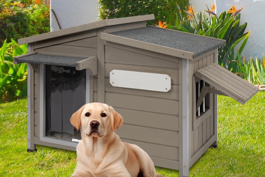 Stay Cool and Comfortable: The Ultimate Outdoor Dog House for Your Pup!