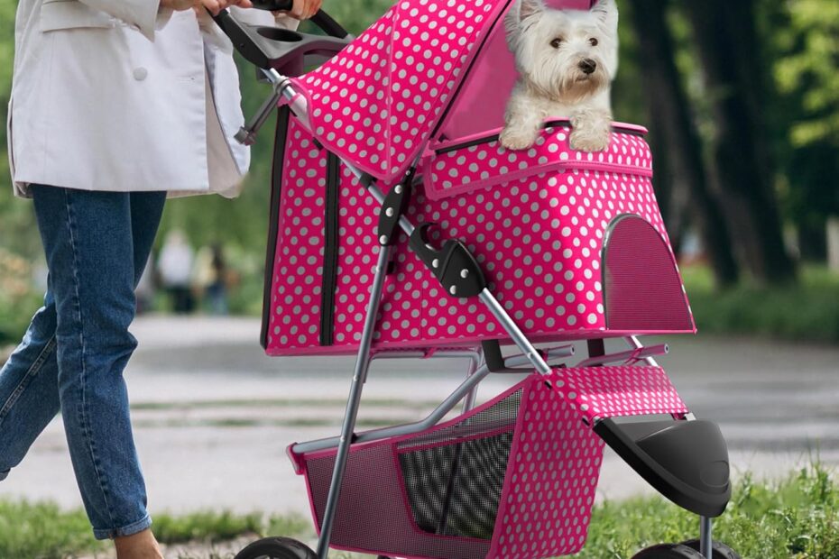 Stylish Comfort on the Go: The Ultimate Pink Dog Stroller Review