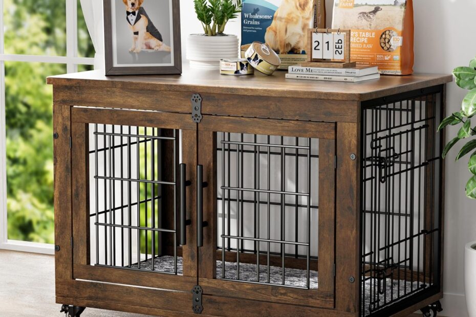 Stylish Comfort: The Ultimate Dog Crate Furniture for Your Furry Friend!