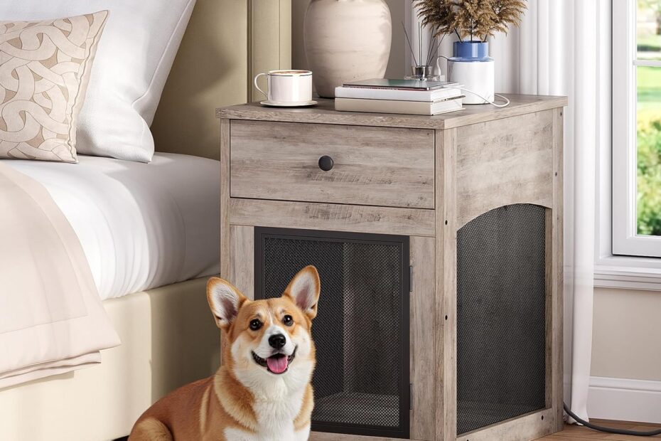 Stylish & Functional: HOOBRO Dog Crate Furniture Review