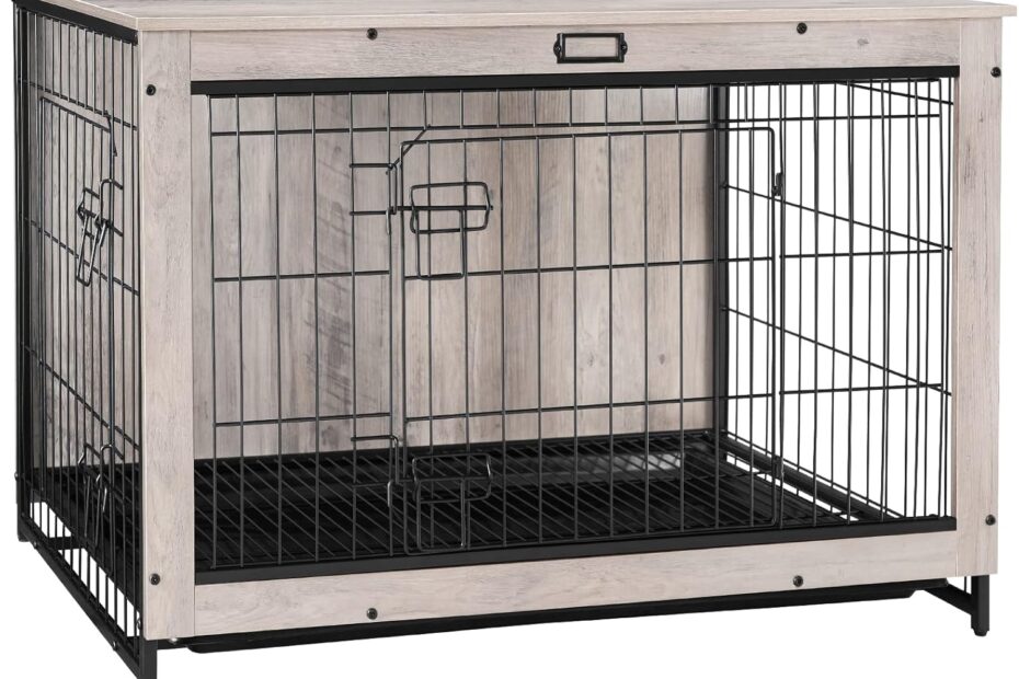 Stylish & Functional: HOOBRO Dog Crate Furniture Review