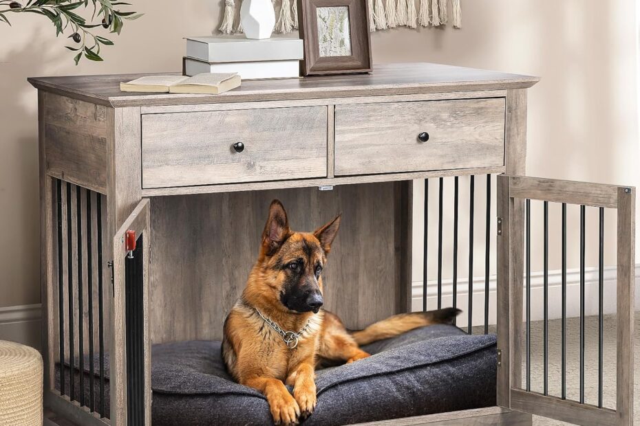 Stylish & Functional: LEMBERI 44 Inch Dog Crate Review