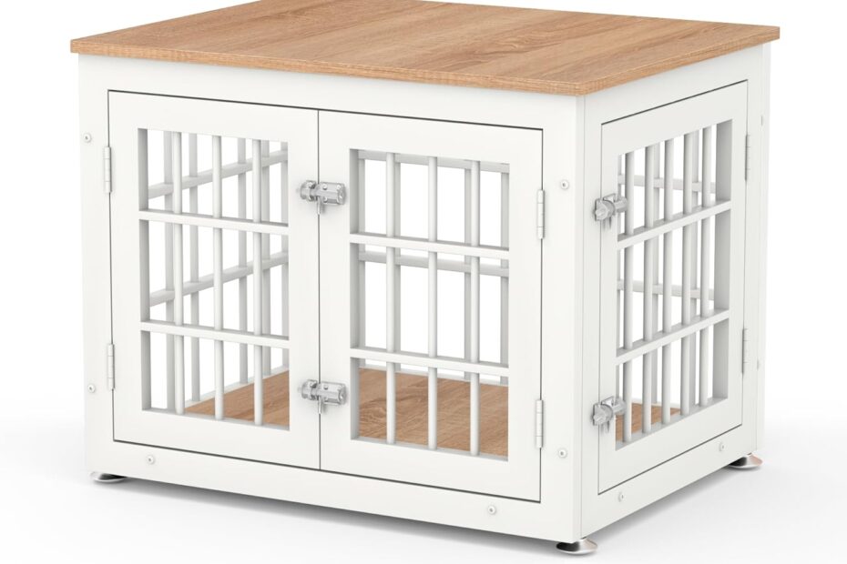 Stylish & Functional: The 26 Inch Heavy Duty Dog Crate That Doubles as Elegant Furniture