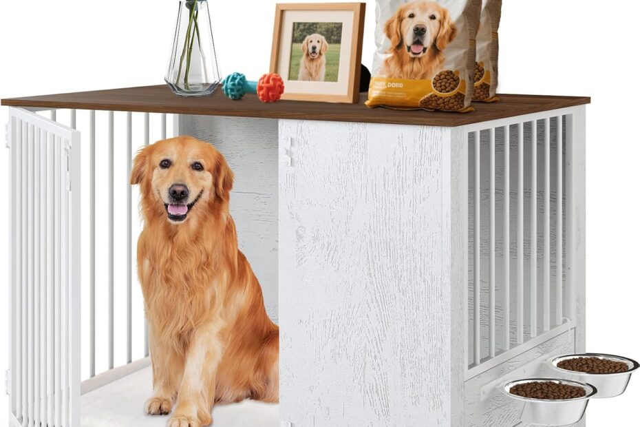 Stylish & Functional: The Ultimate Review of the Large Wooden Dog Crate Furniture