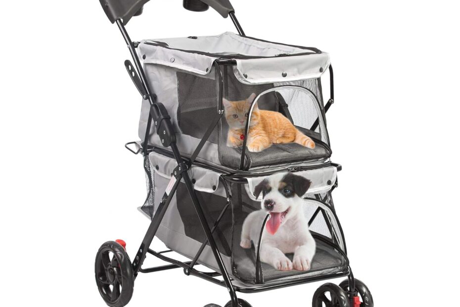 Take Your Pets Anywhere: Review of the LUCKYERMORE Double Pet Stroller