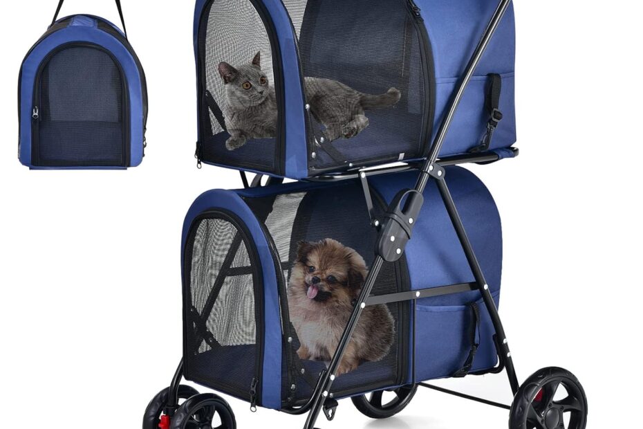 The Perfect Companion: Giantex Double Pet Stroller Review for Pet Travel