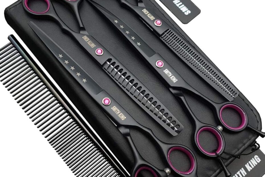 The Ultimate 4-Piece Dog Grooming Scissors Set: Precision for Perfect Pups!