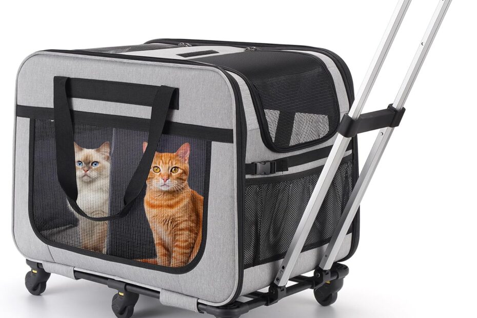 The Ultimate Comfort: Review of the Extra Large Double Pet Carrier with Wheels