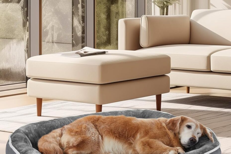 The Ultimate Dog Couch: OhGeni's Large Orthopedic Bed for Comfort and Durability
