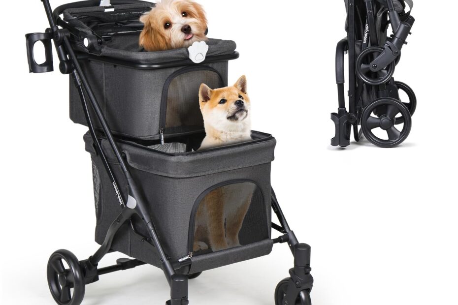 The Ultimate Double Pet Stroller: Perfect for Your Furry Duo!